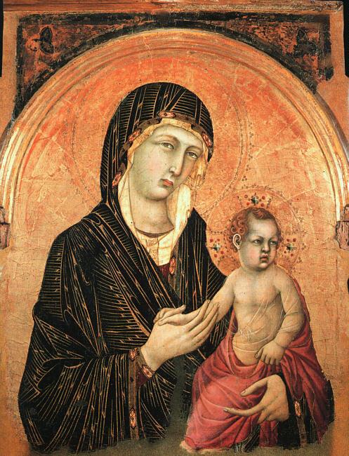 Simone Martini Madonna and Child   aaa oil painting image